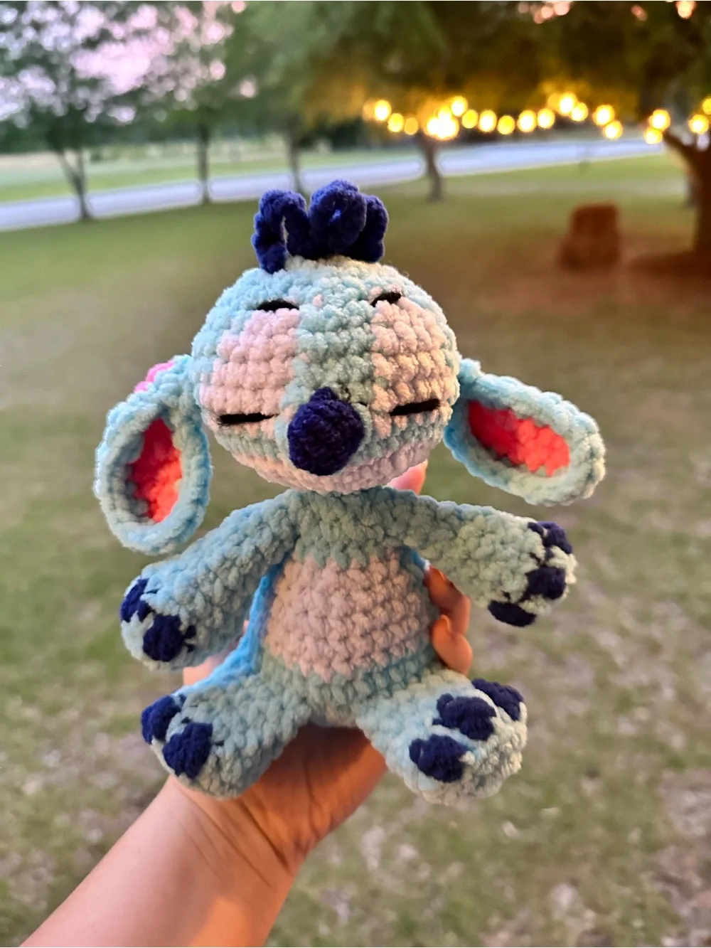 Handmade Crochet Mini Disney Stitch Character